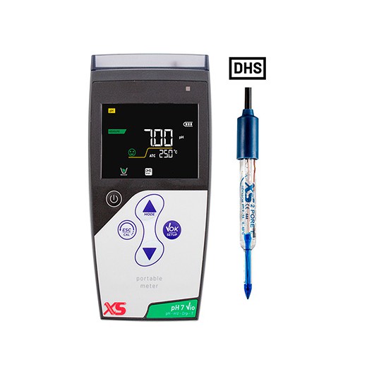 XS pH 7 Vio FOOD pHmetro portatile – Elettrodo 2 Pore T DHS